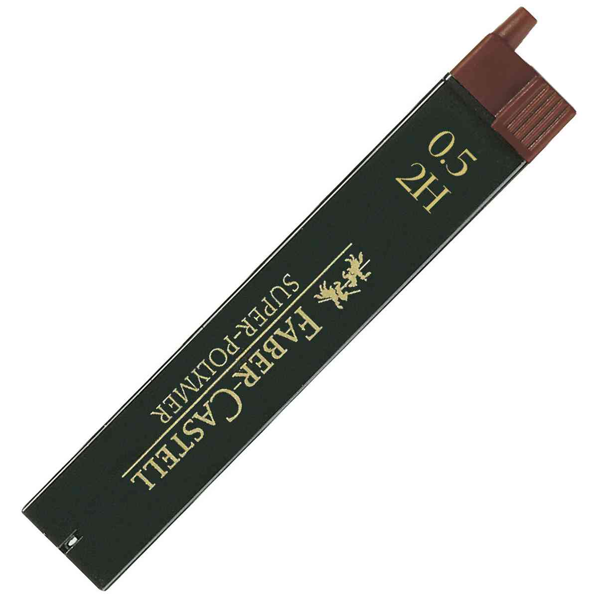 FABER CASTELL Bleistiftmine SUPER-POLYMER 0,5mm 2H 12 Stück