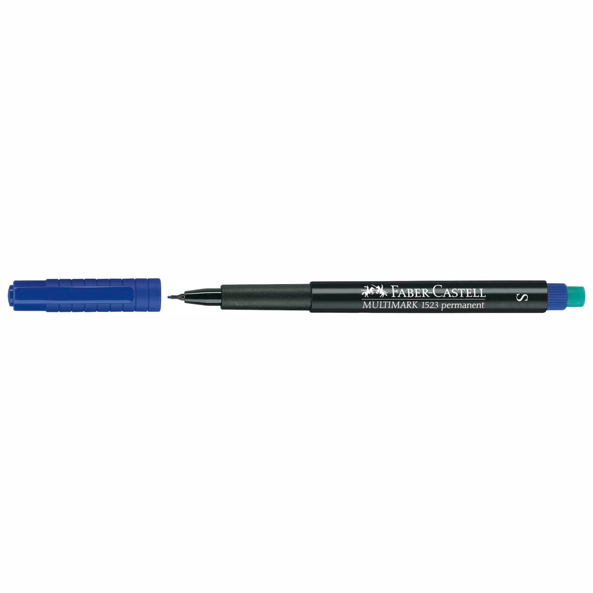 FABER CASTELL Folienstift MULTIMARK 0,4mm permanent S blau