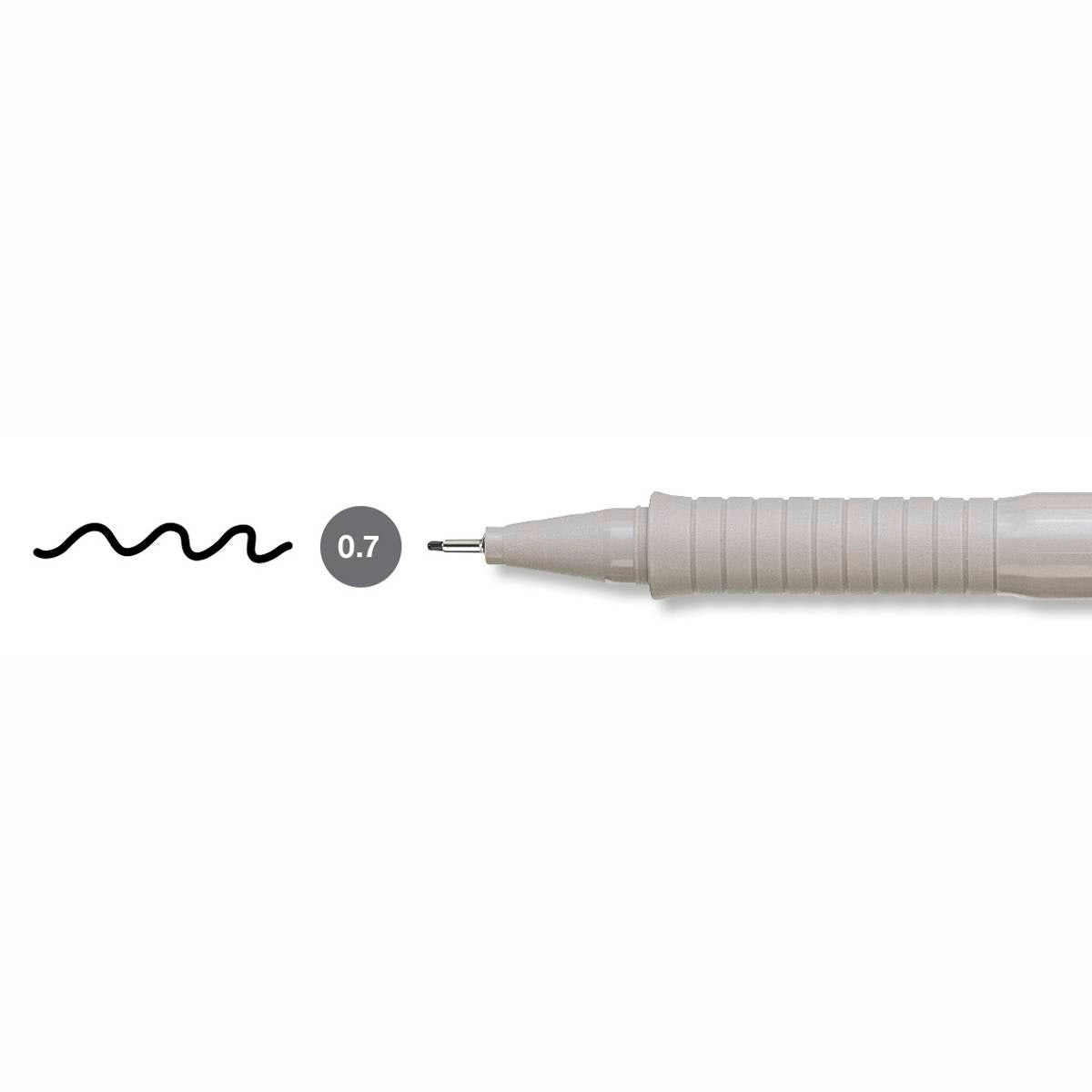 FABER CASTELL Tintenschreiber Ecco Pigment 0,7 mm schwarz
