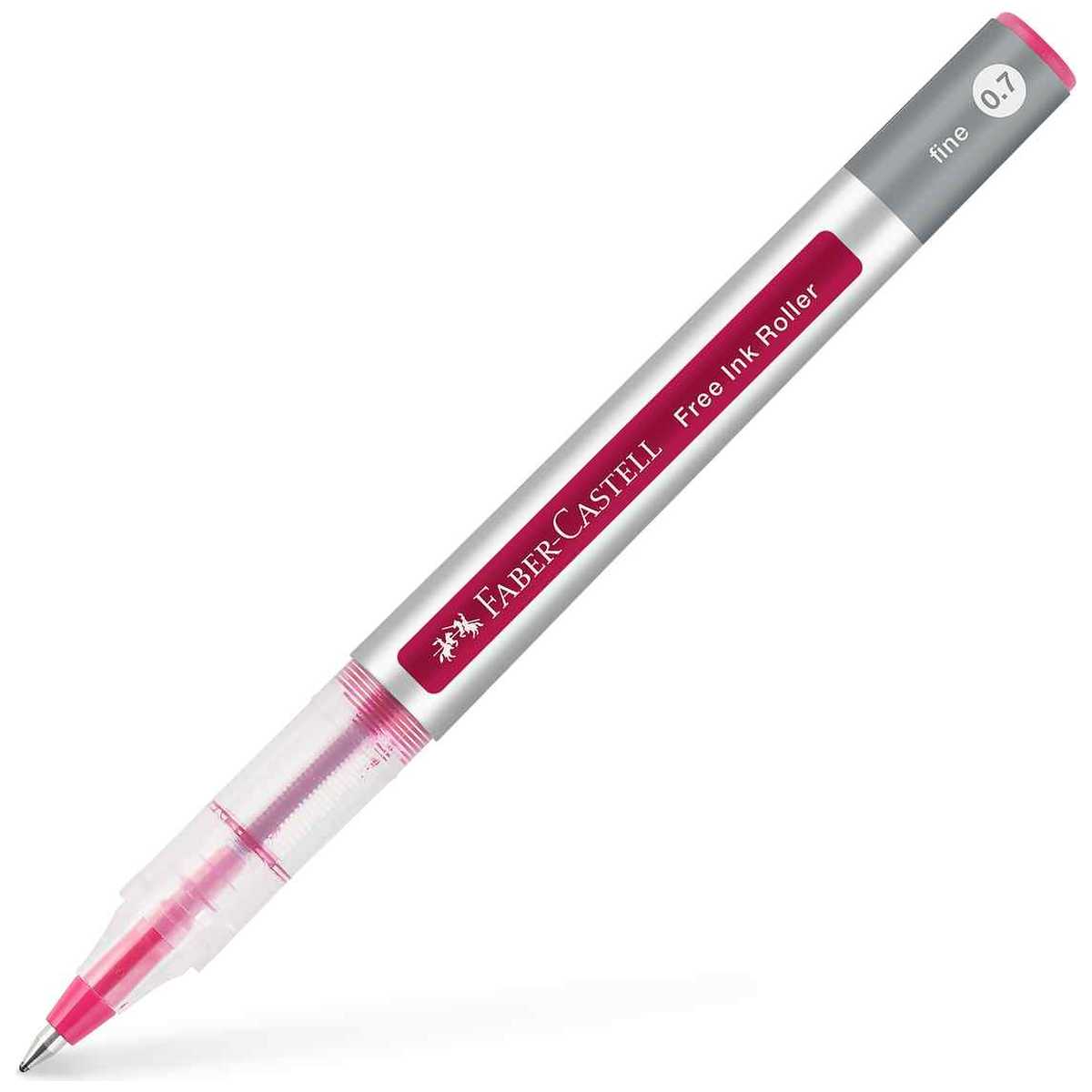 FABER-CASTELL Tintenroller Free Ink fine 0,7mm weinrot