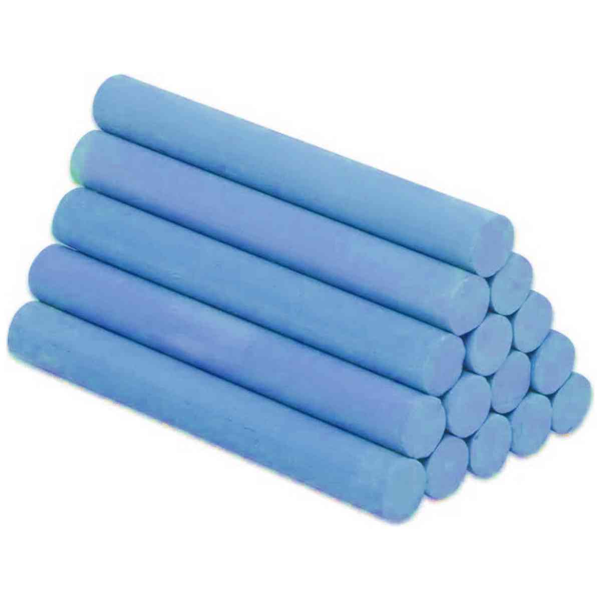 GIOTTO / LYRA Tafelkreide 5390 rund 10mm hellblau 100 Stück, Länge 80mm