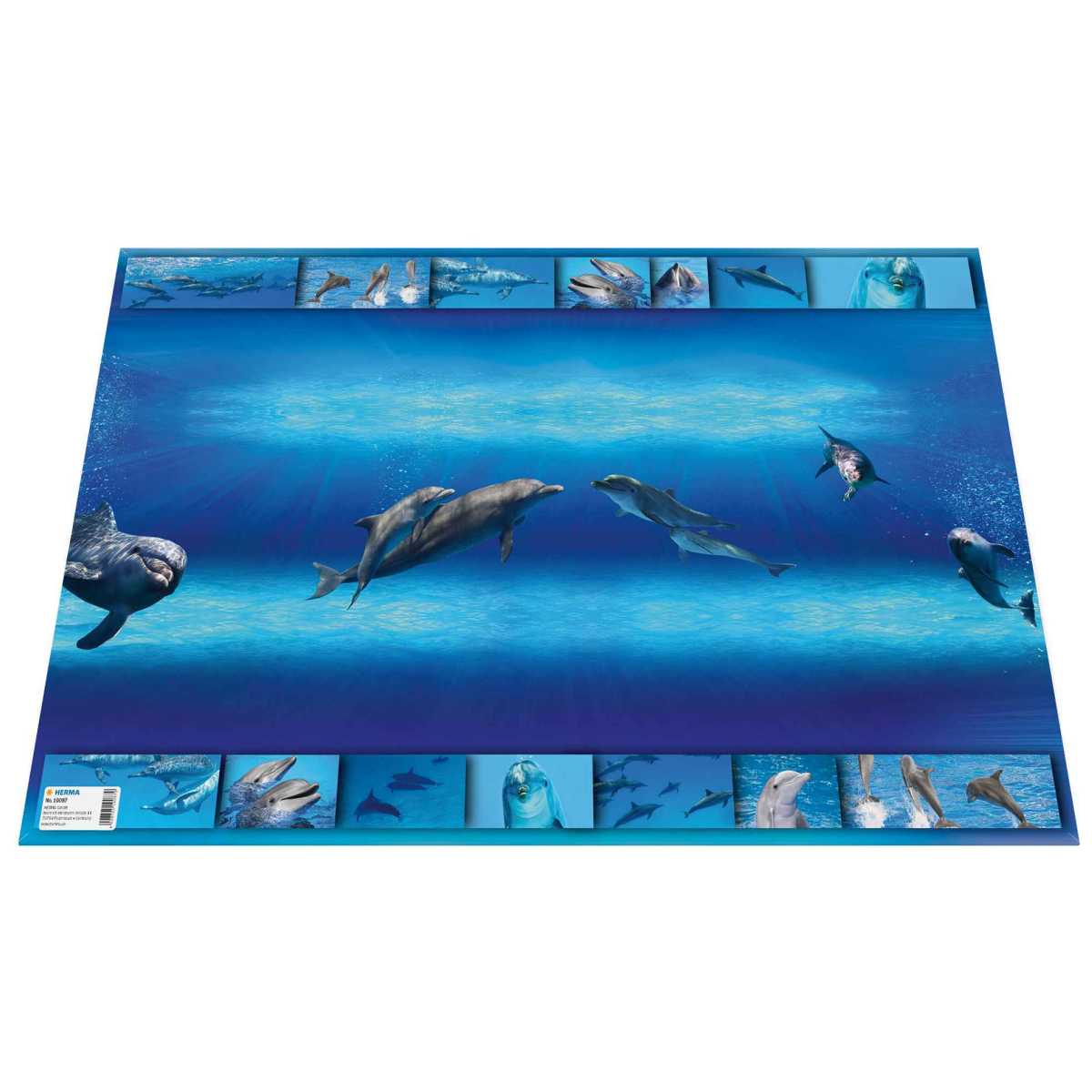 HERMA Schreibunterlage 55 x 35 cm Delfin