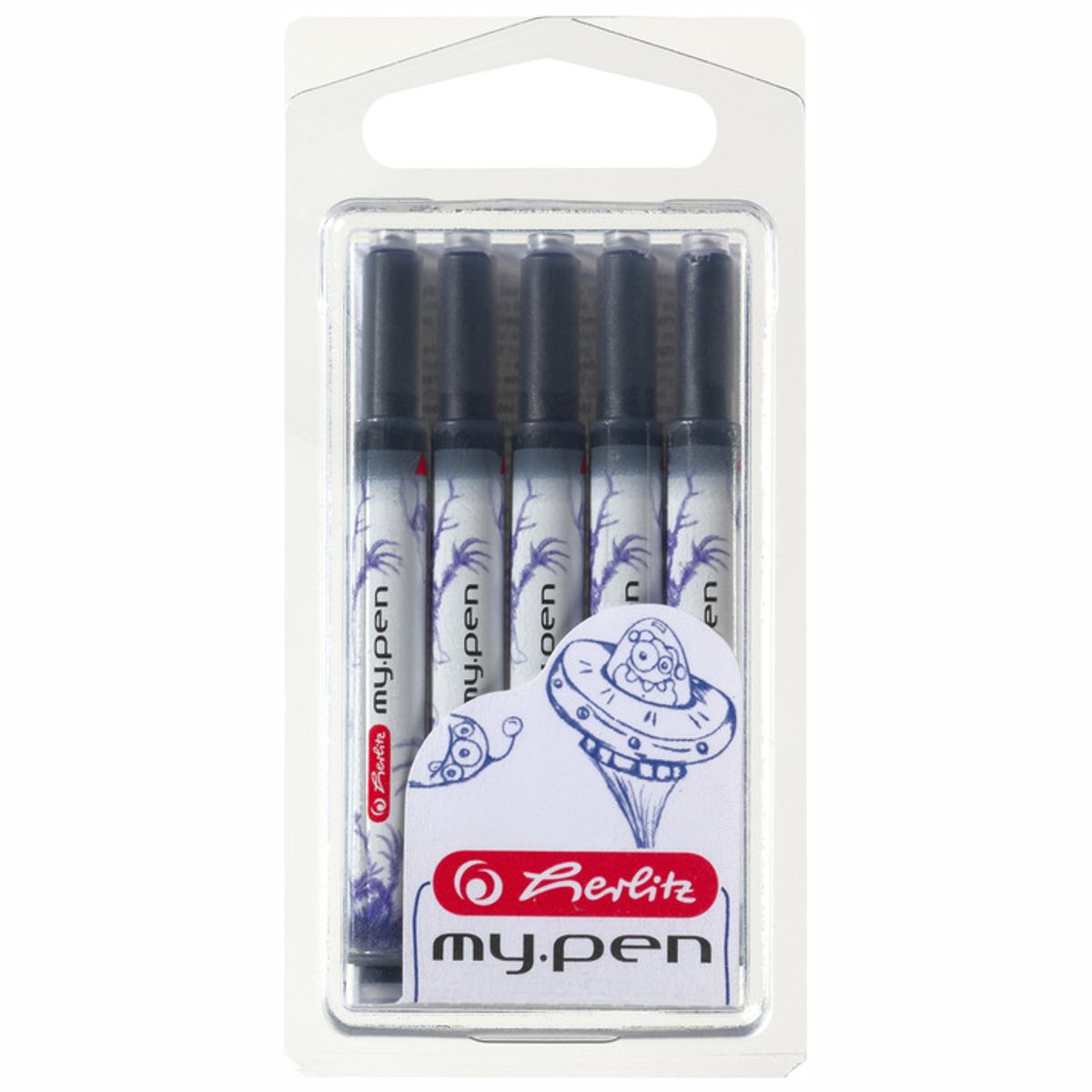 HERLITZ Tintenpatrone my.pen Universal königsblau 5 Stück