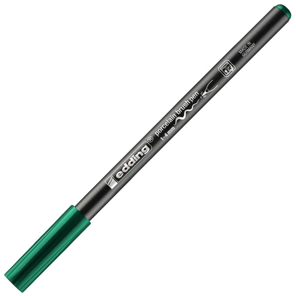 EDDING Porzellan Pinselstift 4200 grün 1-4mm