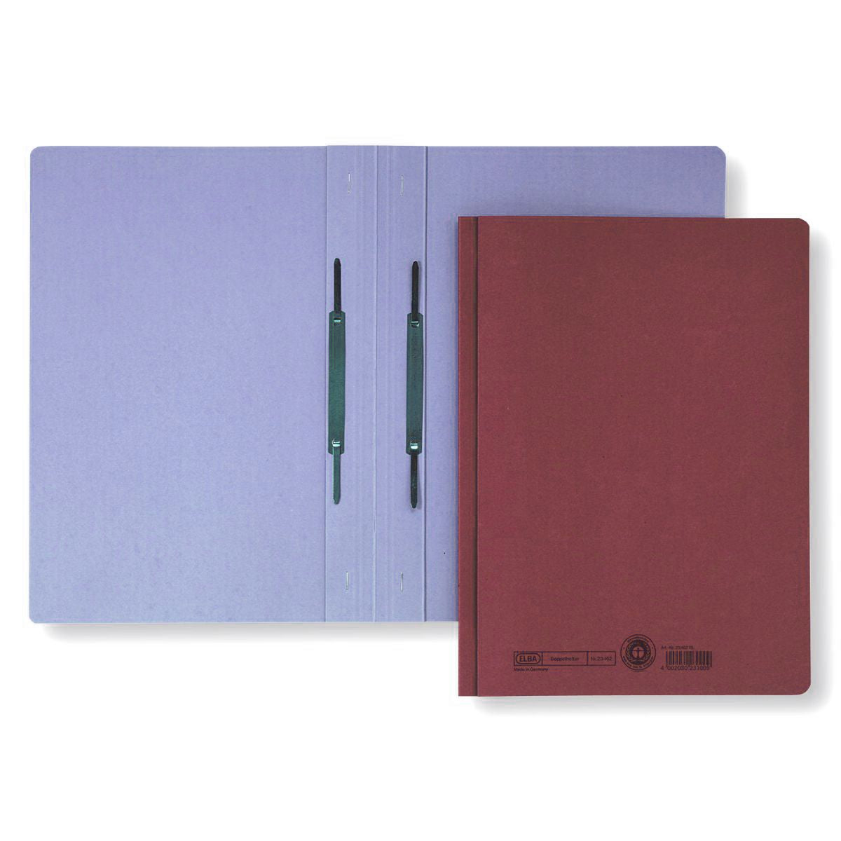 ELBA Doppelhefter / Zweifalzhefter 23462 Karton A4 rot