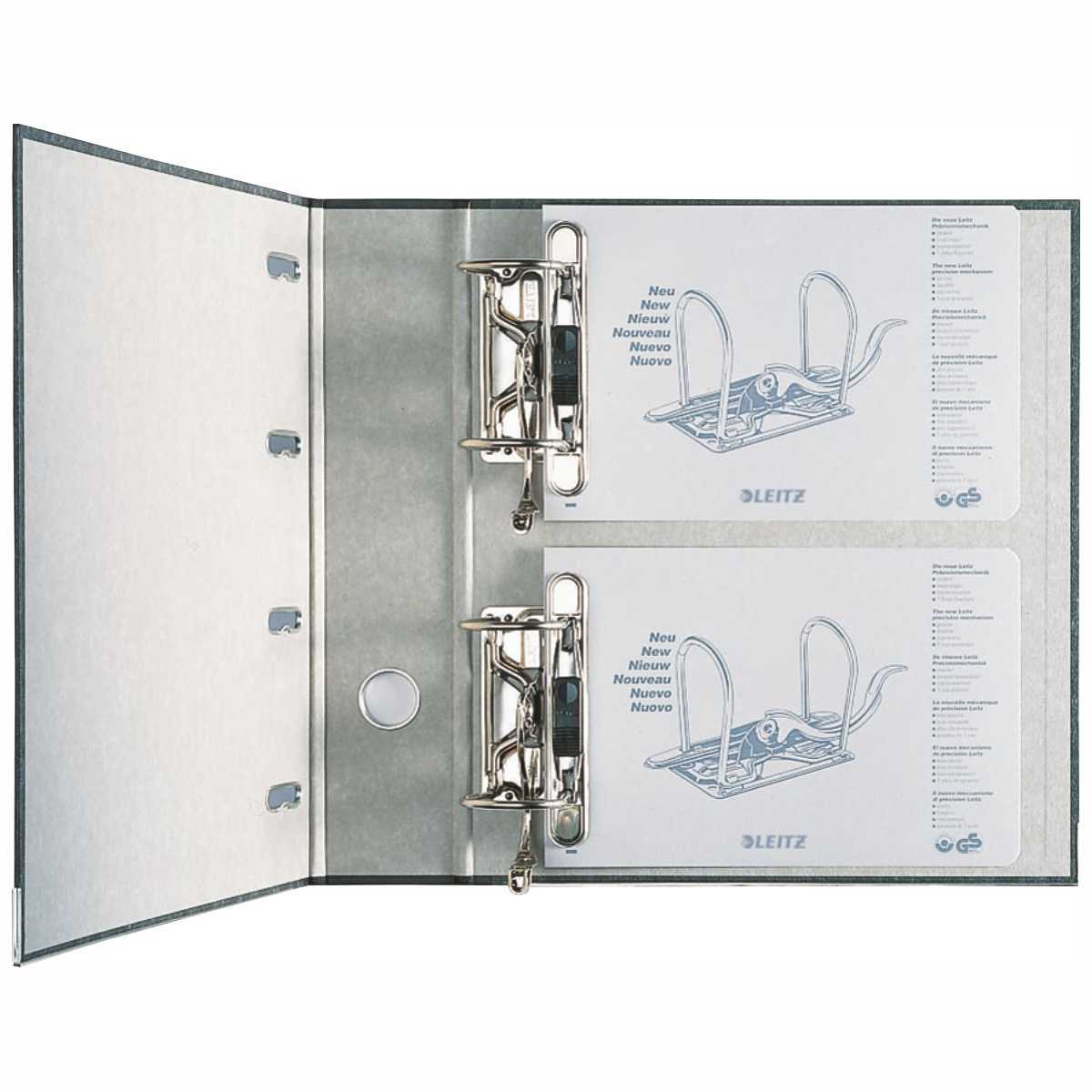 LEITZ Doppelordner Standard 1092 DIN A4 für 2 x A5 quer