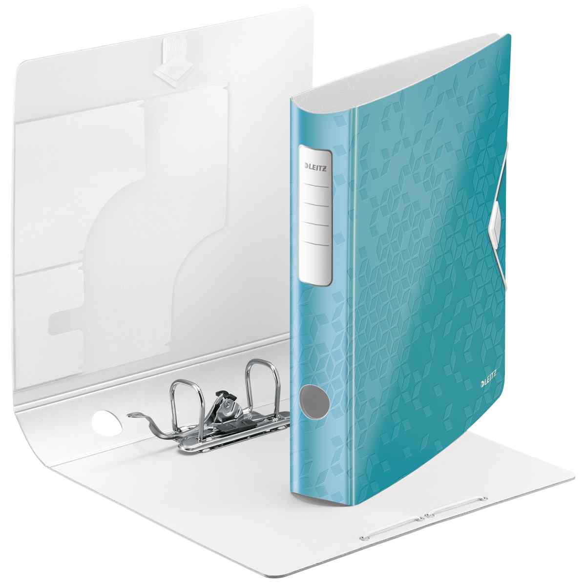 LEITZ Ordner Active WOW 1107 65mm eisblau metallic