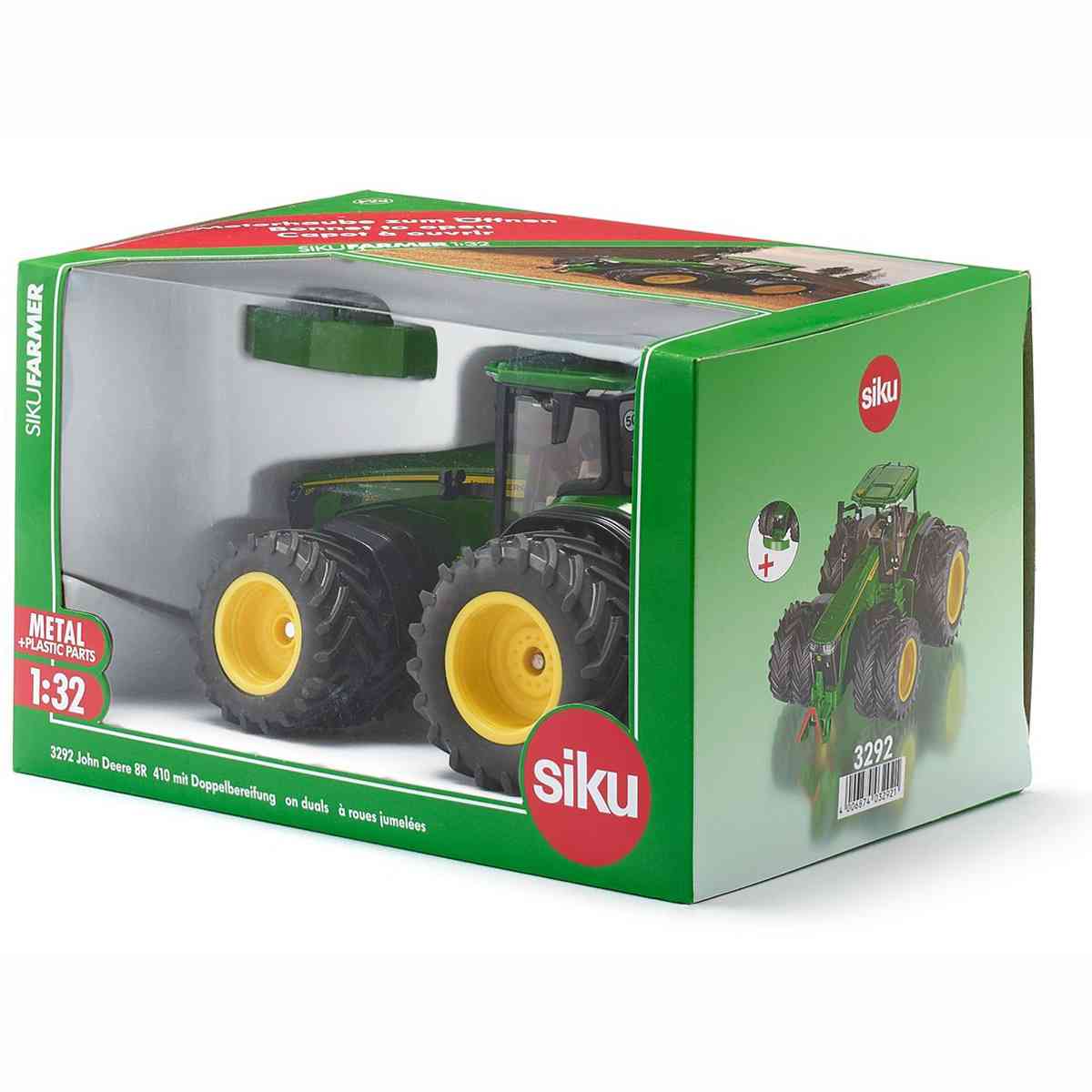 SIKU 3292 John Deere 8R 410 mit Doppelbereifung 1:32