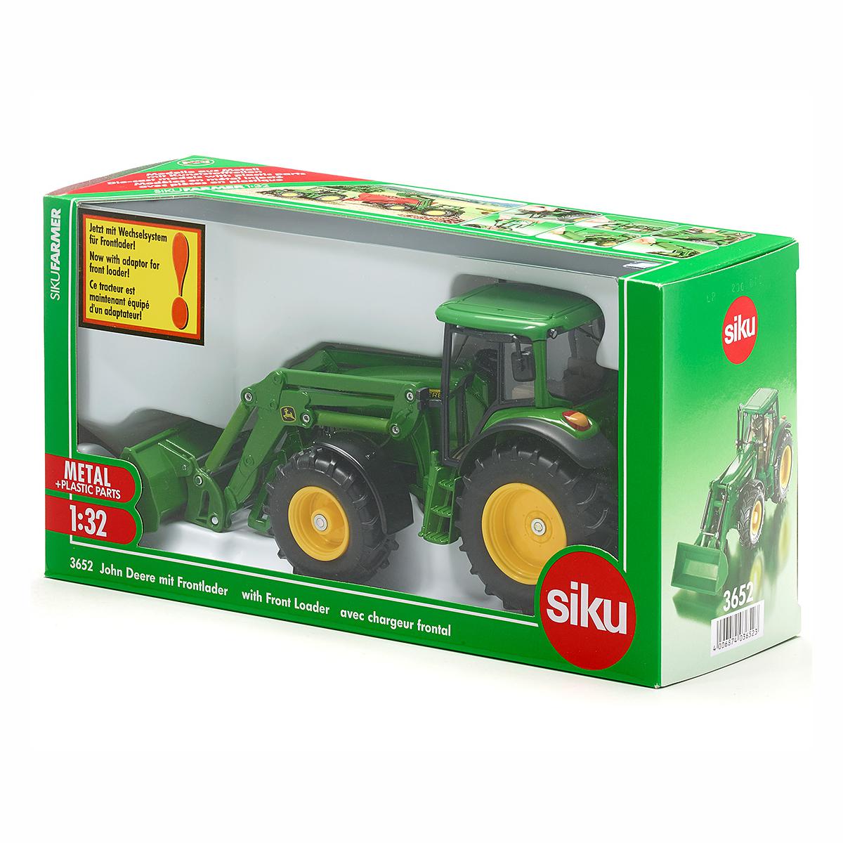 SIKU 3652 John Deere mit Frontlader 1:32