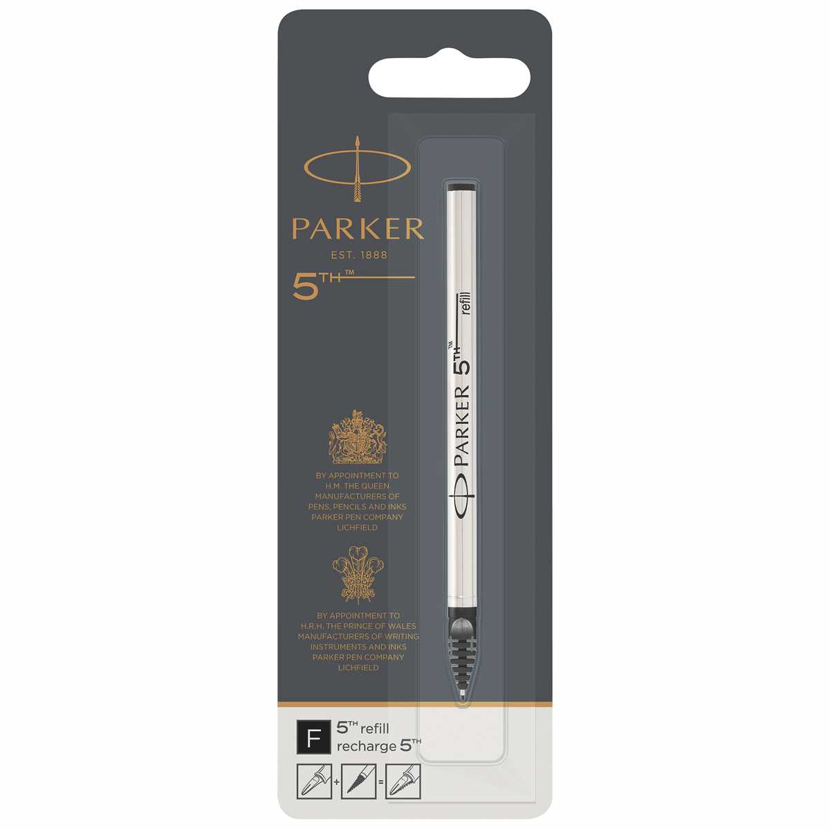 PARKER 5th Ersatzmine F schwarz