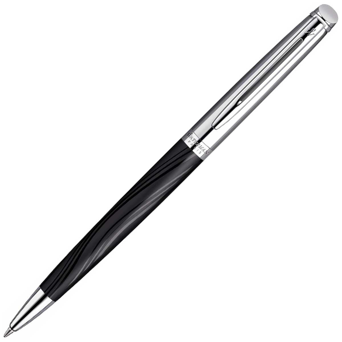 WATERMAN Kugelschreiber Hemisphere Deluxe Silky black chrom Clip