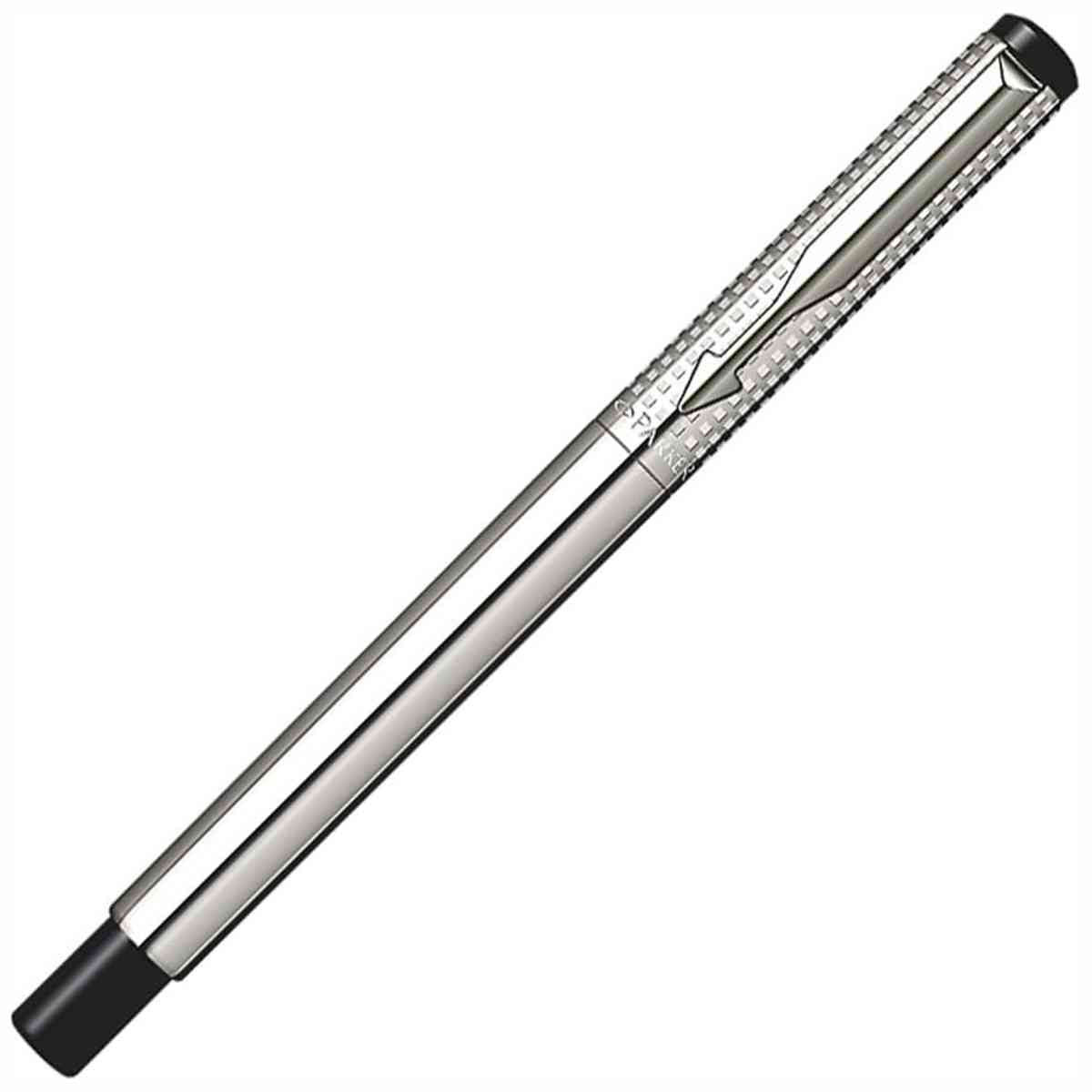 PARKER Rollerball Vector F Shiny Stainless Chiselled C.C.