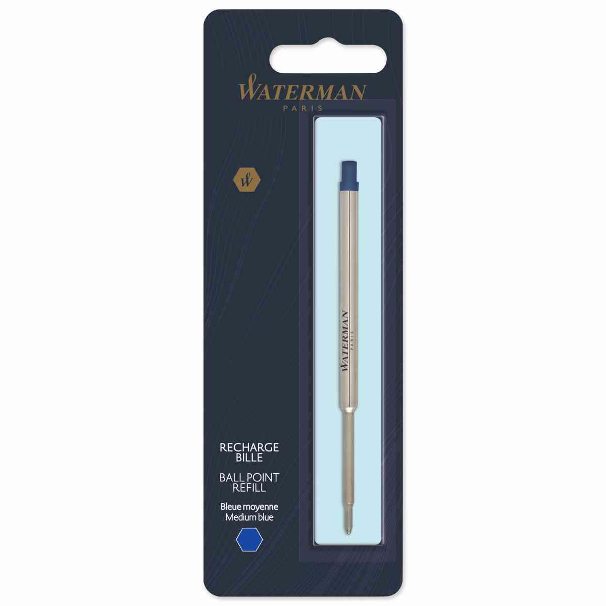 WATERMAN Kugelschreibermine M Standard Maxima blau