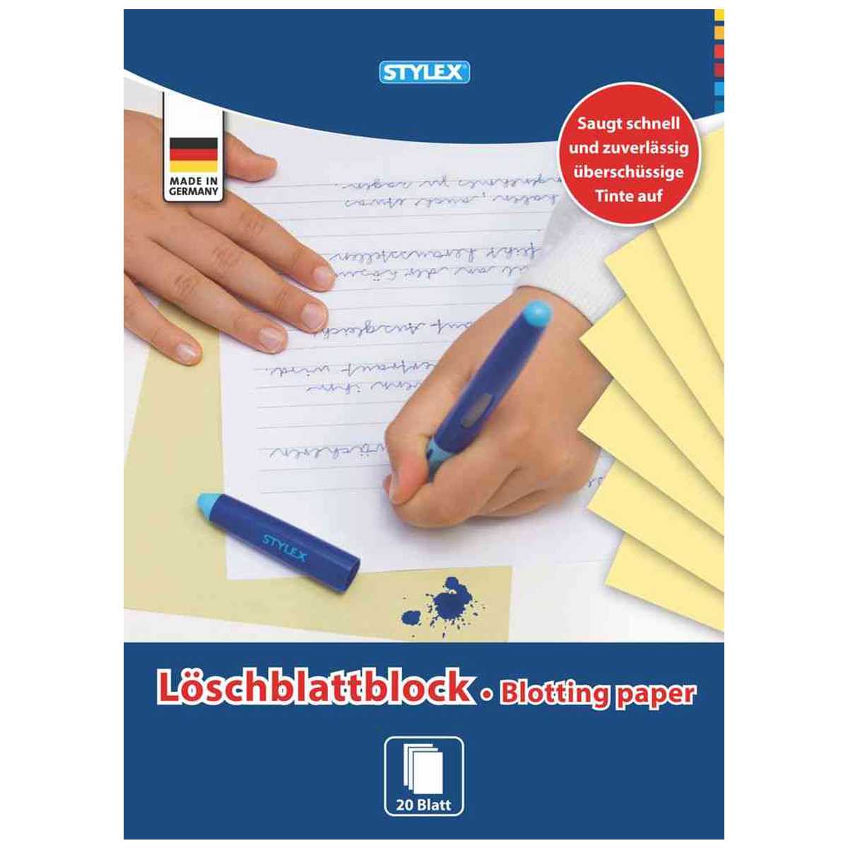 STYLEX Löschblattblock A4 20 Blatt