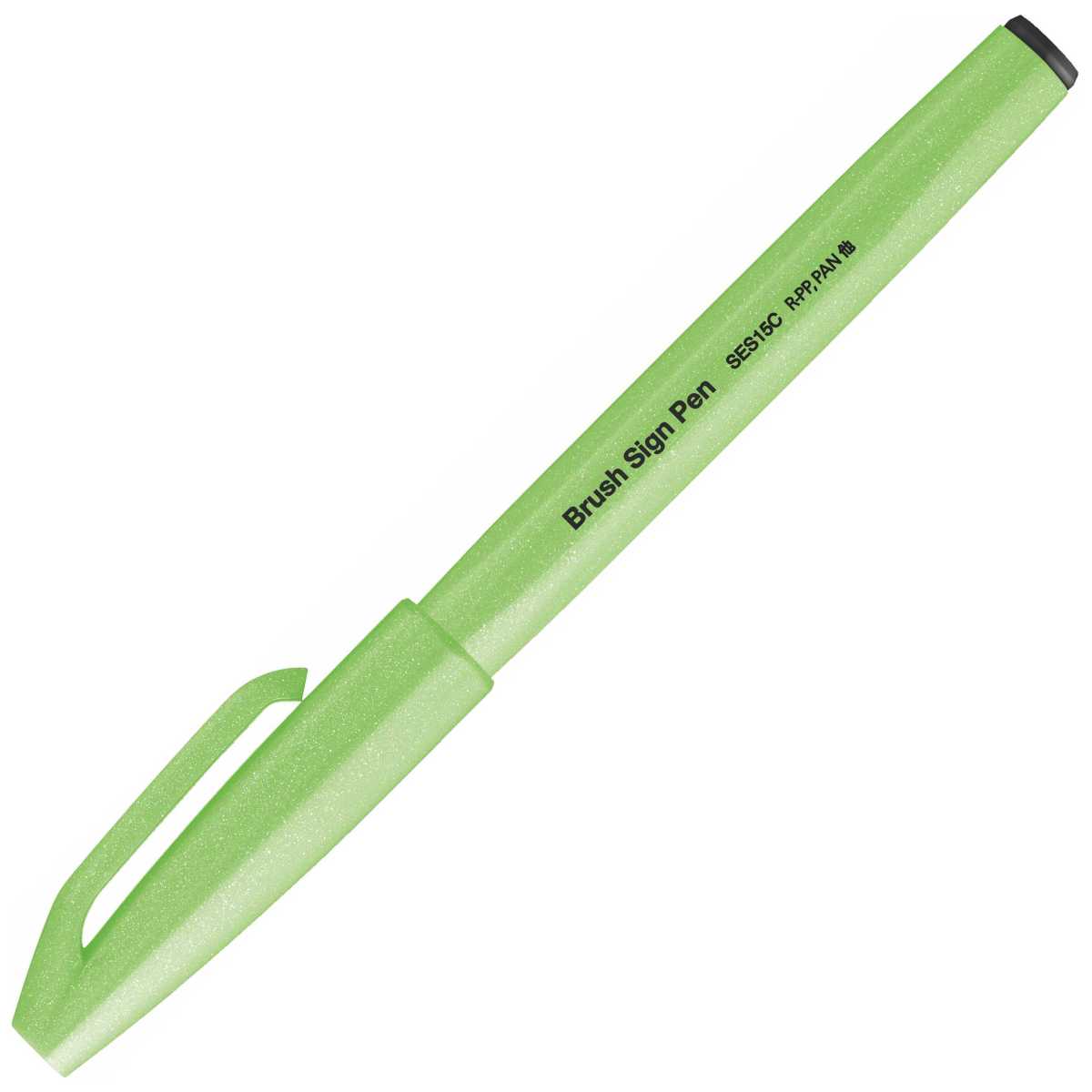 PENTEL Faserschreiber Sign Pen Brush 0,2 - 2,0mm neon-grün