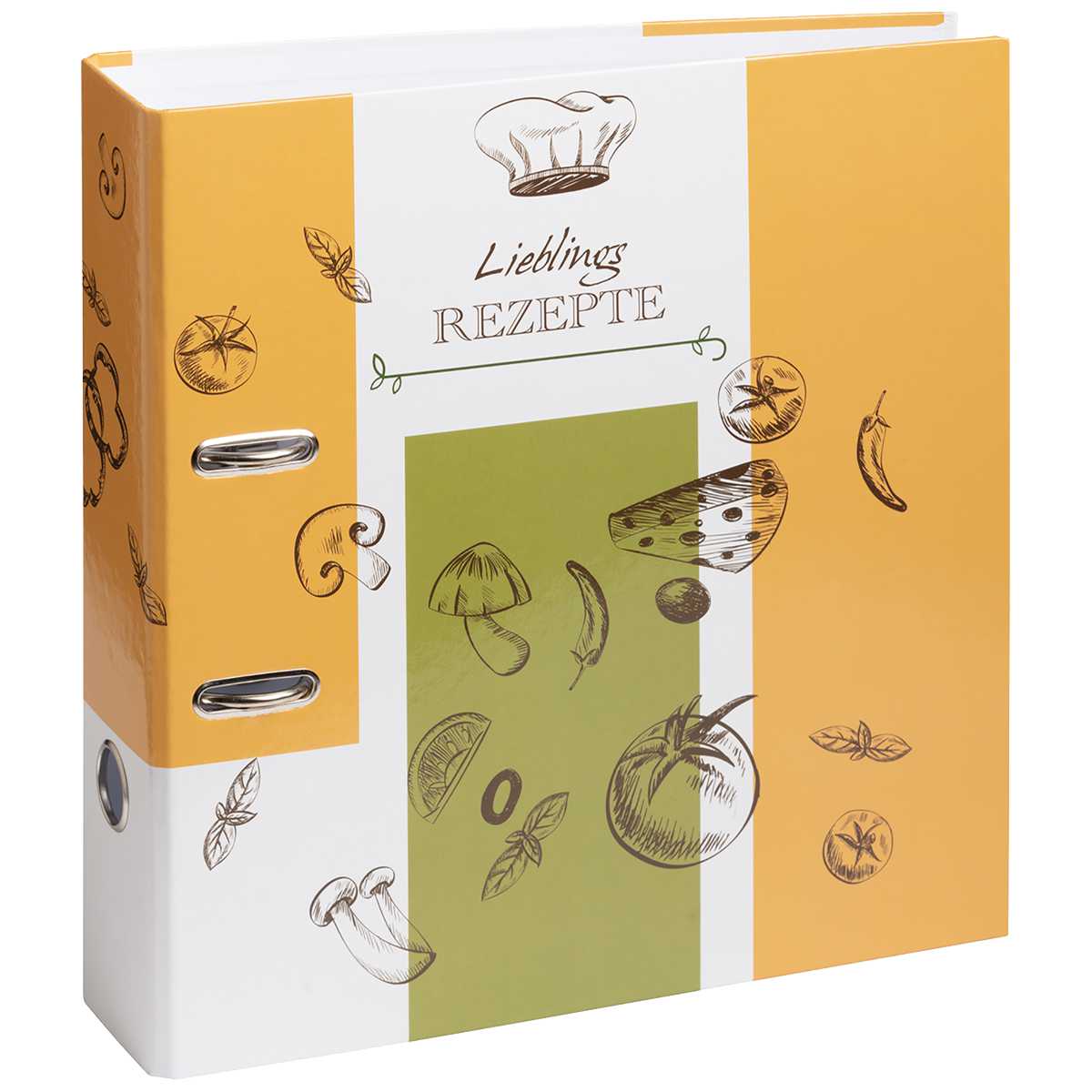 PAGNA Rezeptordner A4 75mm LIEBLINGSREZEPTE 2-Ring Hebelmechanik
