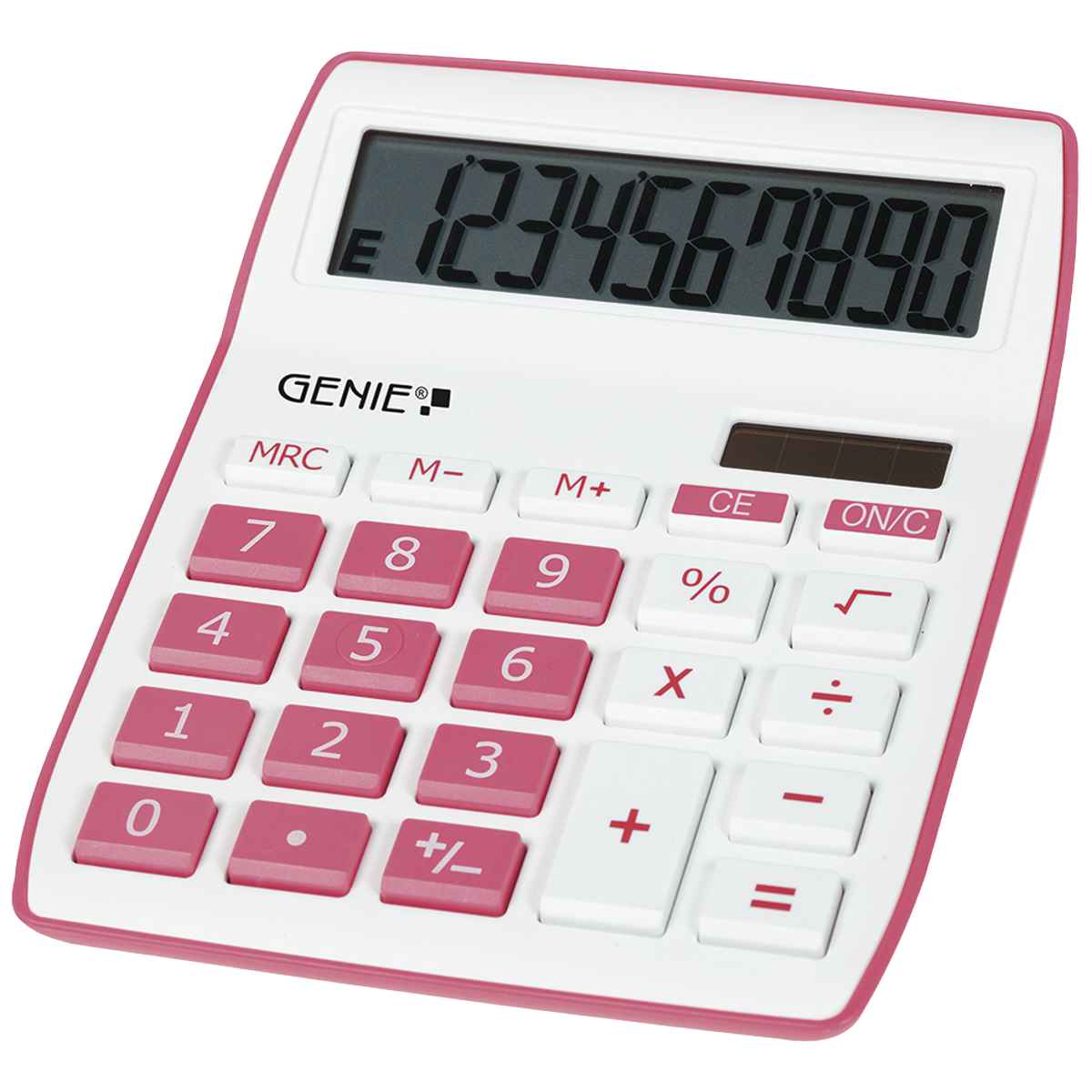 GENIE Taschenrechner 840P pink Dual Power 10-stellig