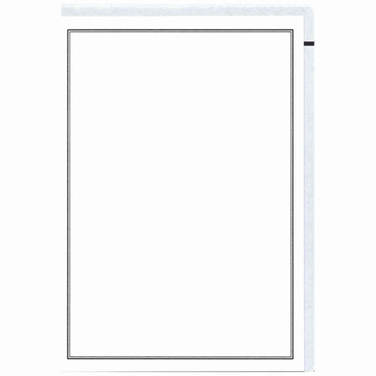 SÜ-VERLAG Trauerpost Briefkarten A6 + 5 Kuverts C6 mit Trauerrand