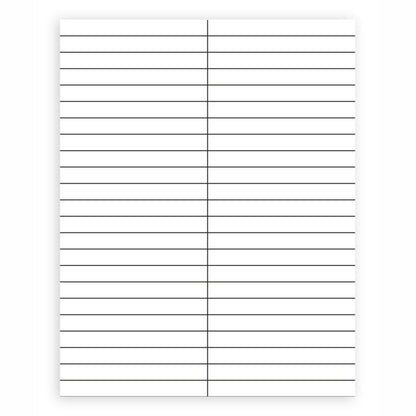 STAUFEN Spiralblock A5 mit Mittellinie Stenoblock / Vobabelblock 40 Blatt