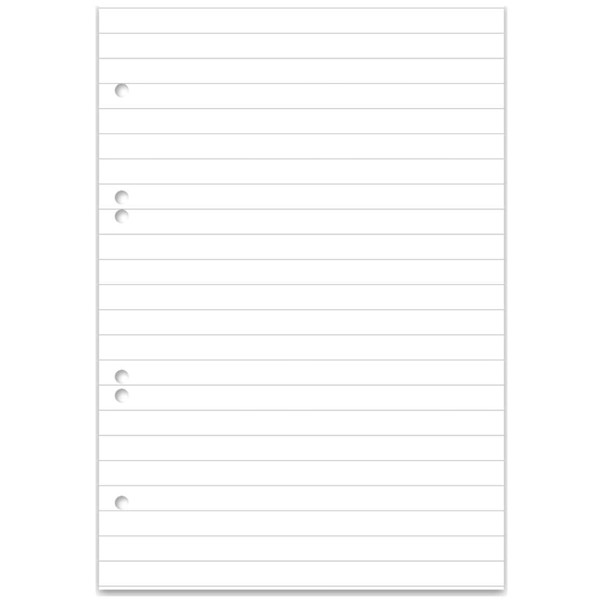 PREMIO Collegeblock Twice A5 40 Blatt kariert + 40 Blatt liniert