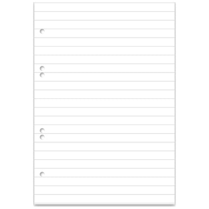 PREMIO Collegeblock Twice A5 40 Blatt kariert + 40 Blatt liniert