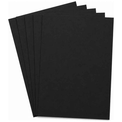LUMART Zeichenpapier Zeichenblock A4 20 Blatt 130g schwarz geleimt