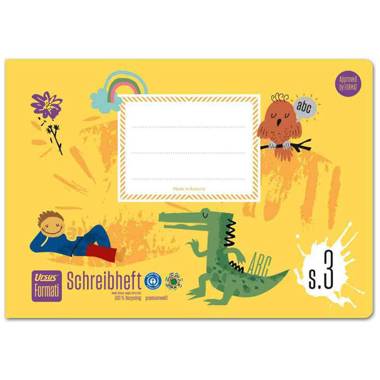 STAUFEN Schreibheft Formati A5 quer LIN S.3 20 Blatt 80g 6/6/6mm liniert