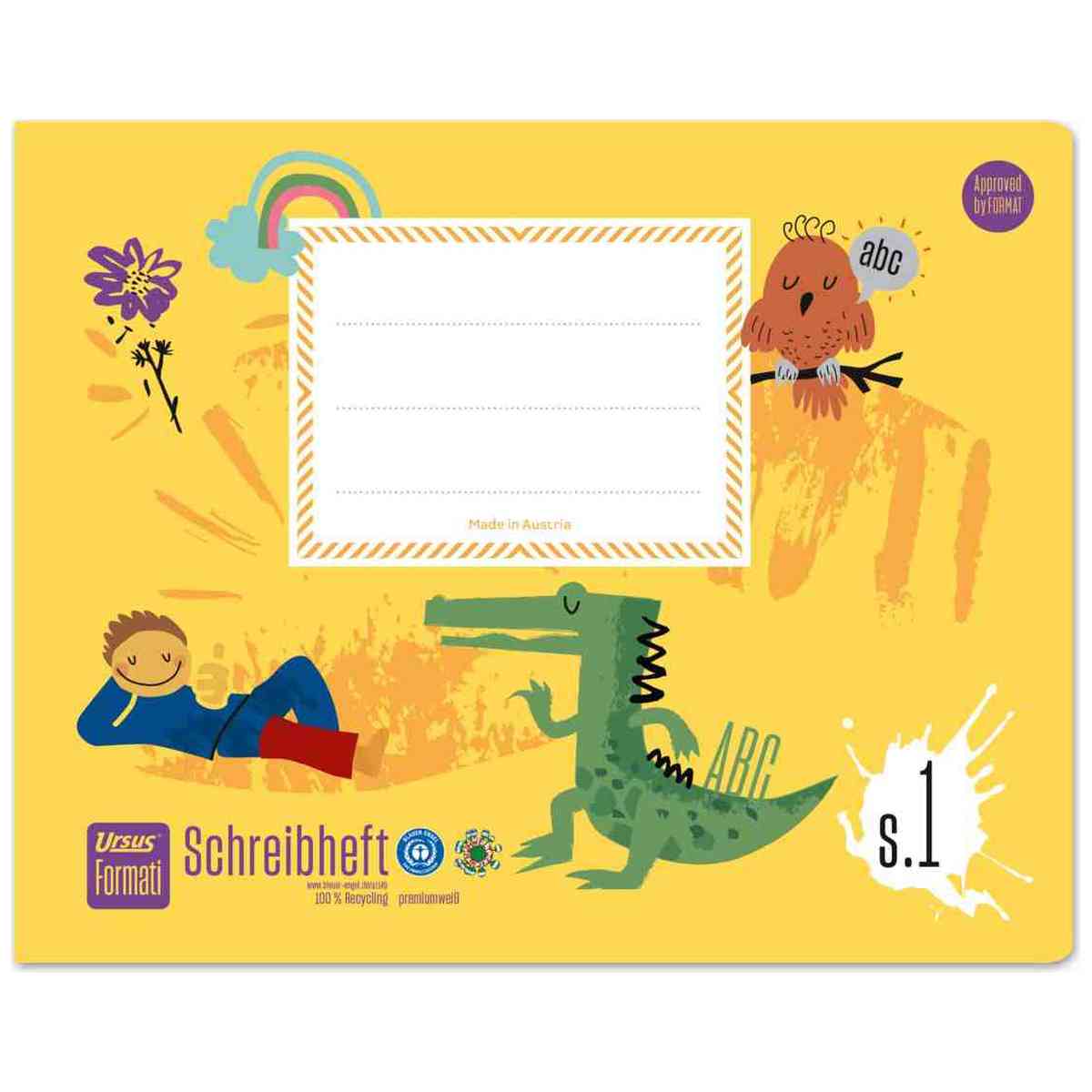 STAUFEN Schreibheft Formati E5 LIN S.1 20 Blatt 80g 9/9/9mm liniert