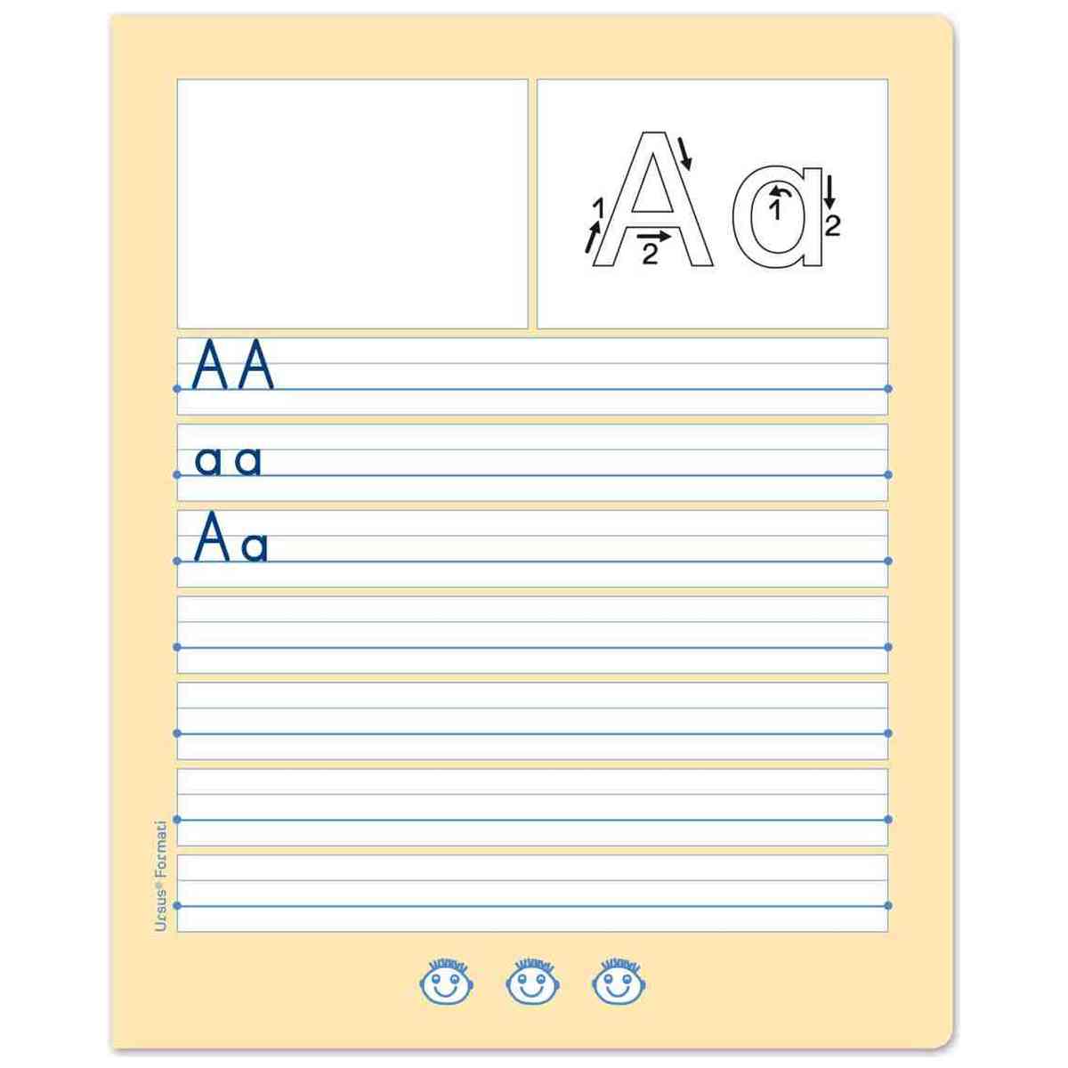 Formati Buchstabenheft B.1 Quart 14 Blatt 100g/qm