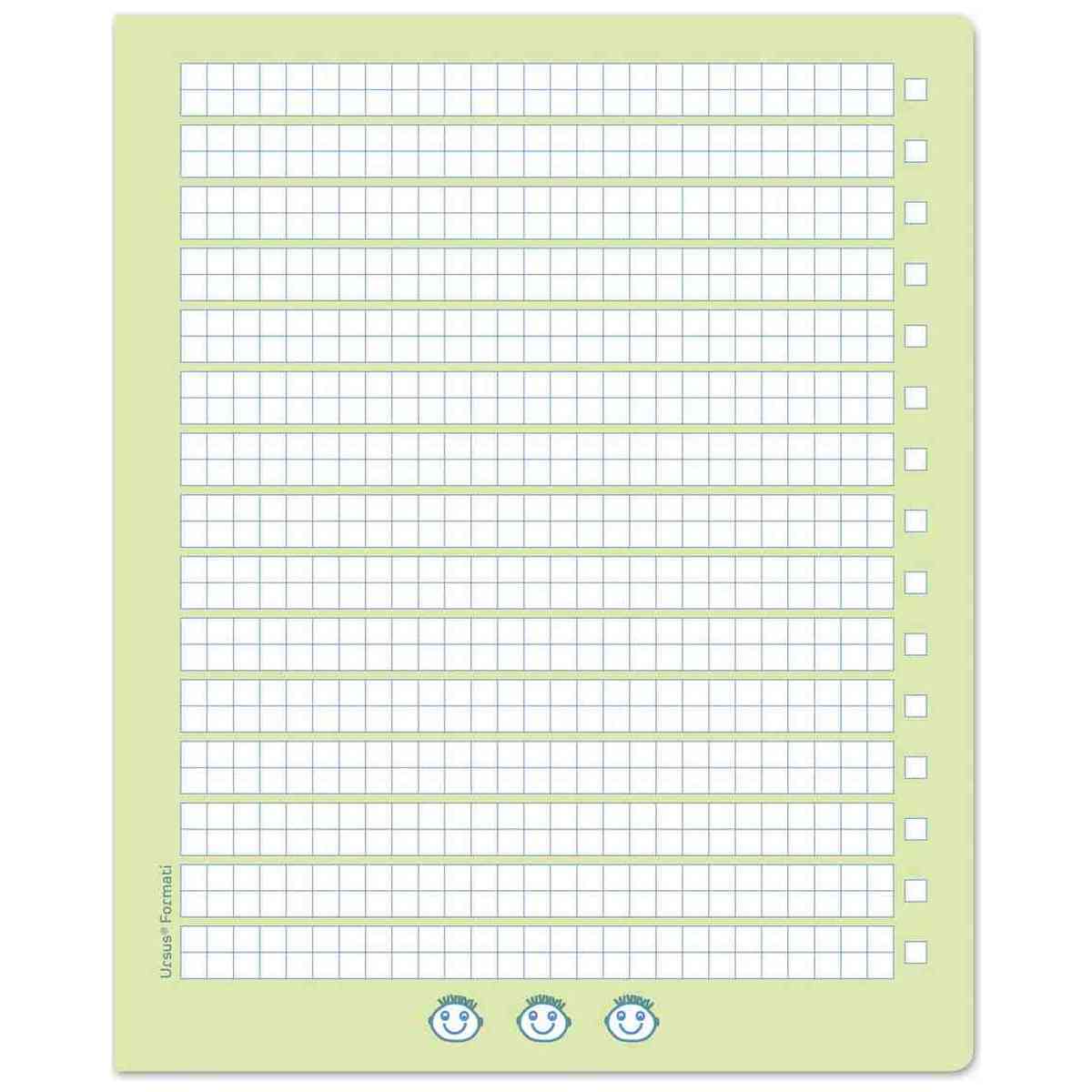 Formati Rechenheft R.1 Quart 20 Blatt 80g/qm 6x6mm kariert