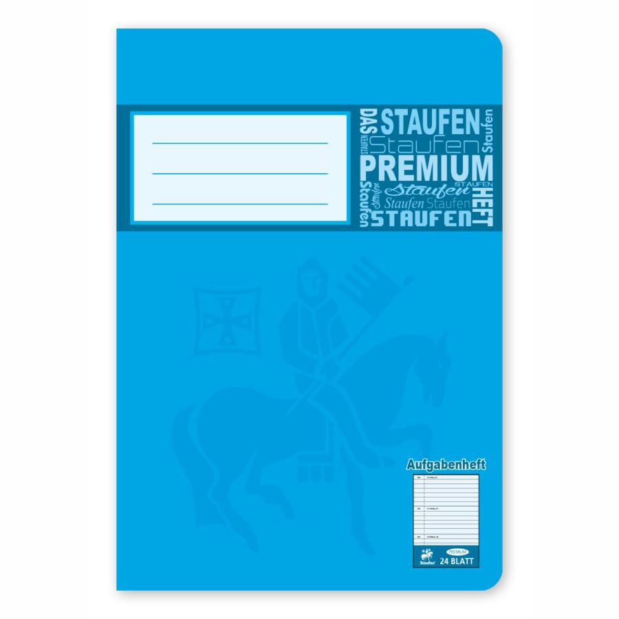 STAUFEN Hausaufgabenheft A6 24 Blatt Premium perforiert