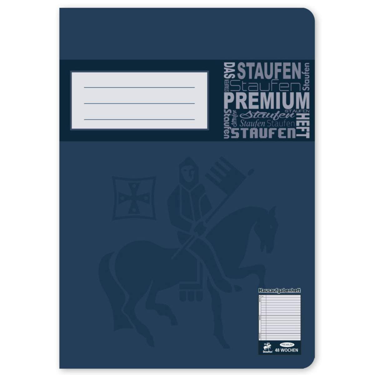 STAUFEN Hausaufgabenheft A5 Premium 48 Blatt / 48 Wochen