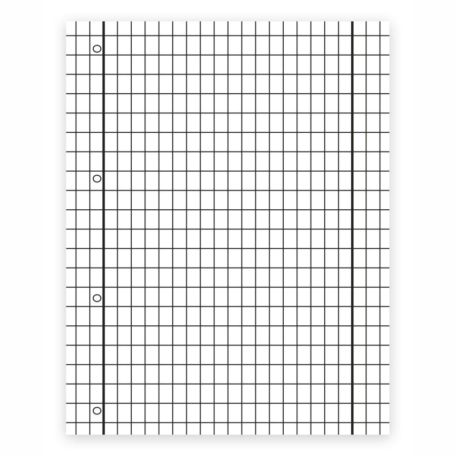 STAUFEN Premium Block A4 50 Blatt rautiert LIN 29 gelocht