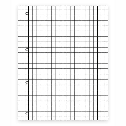STAUFEN Premium Block A4 50 Blatt rautiert LIN 29 gelocht