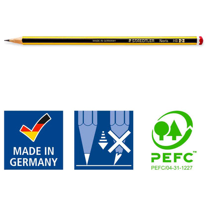 STAEDTLER Bleistift Noris 120 Nr. 2 - HB XXL SPARPACK 72 Stück