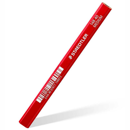 STAEDTLER Zimmermannbleistift 148 40 medium rot 12 Stück