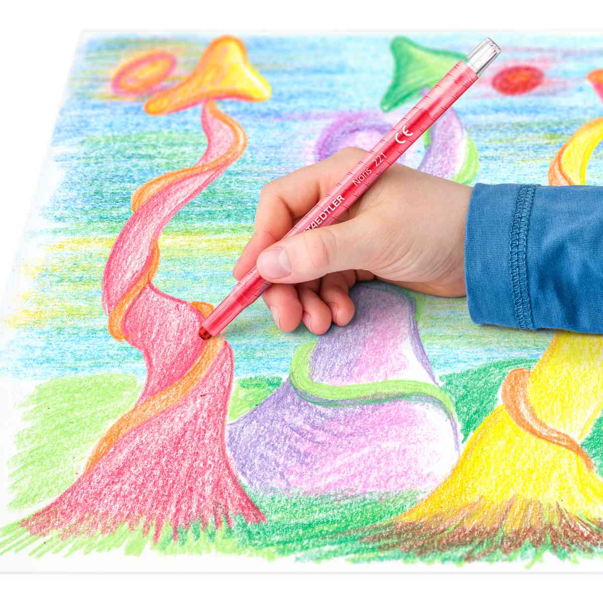 STAEDTLER Wachsmalkreide Wachs Twister 221NWP12 12 Stück