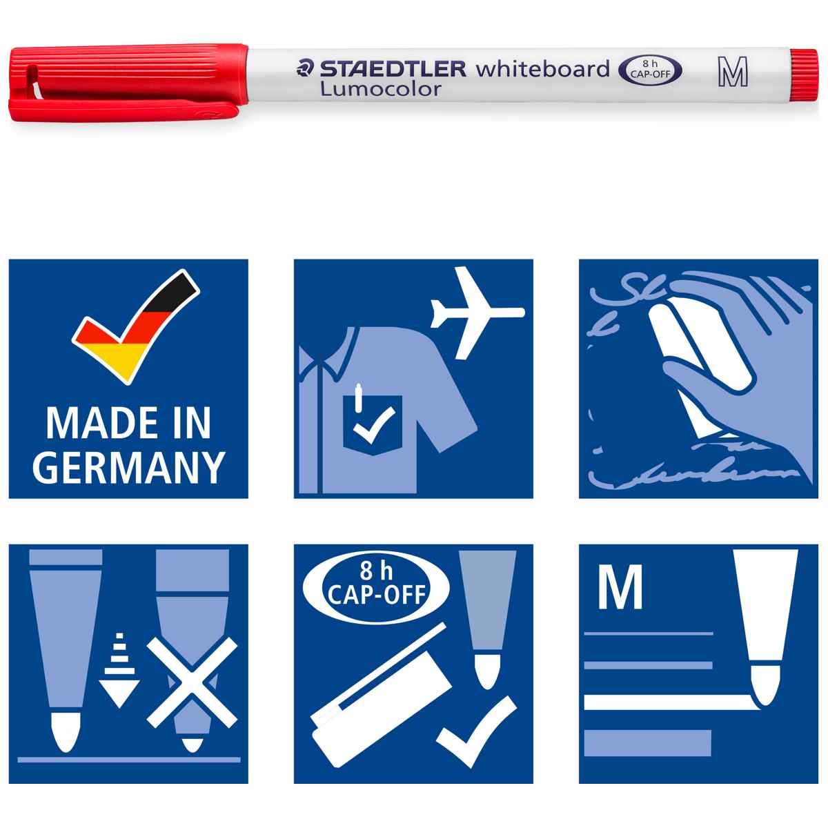 STAEDTLER Whiteboard Pen 301 Lumocolor violett ca. 1mm