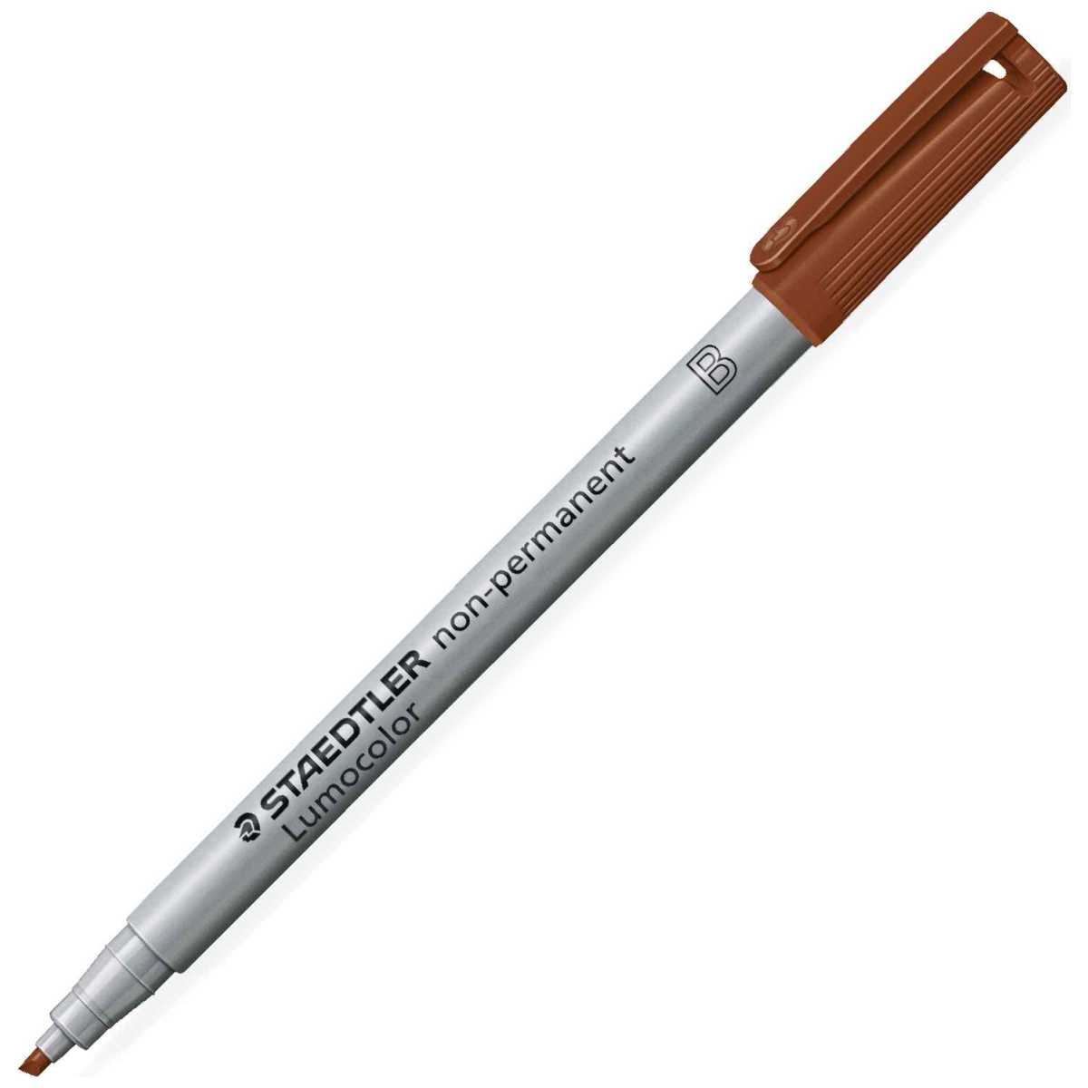 STAEDTLER Folienstift Lumocolor 312 B 1-2,5mm non permanent braun