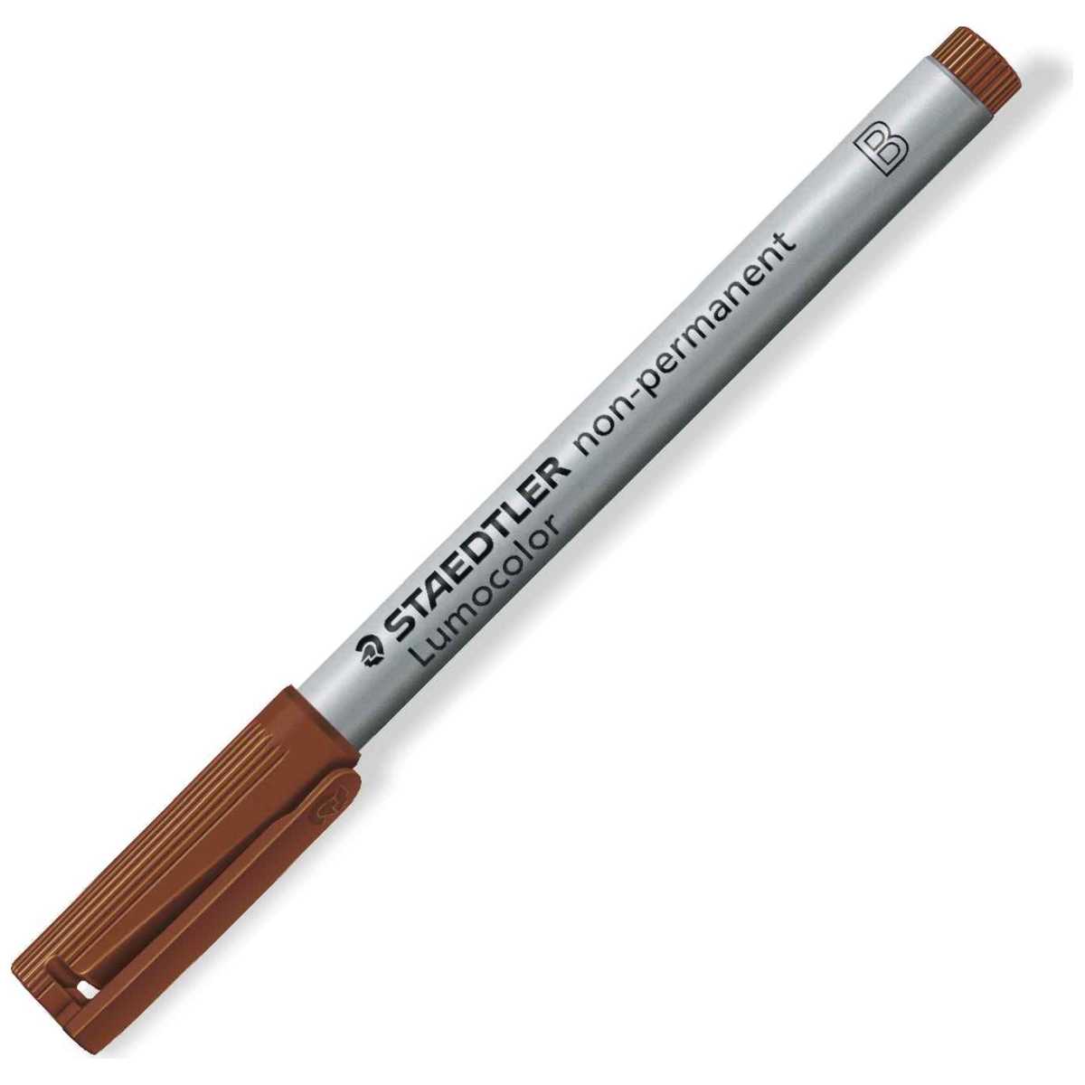 STAEDTLER Folienstift Lumocolor 312 B 1-2,5mm non permanent braun