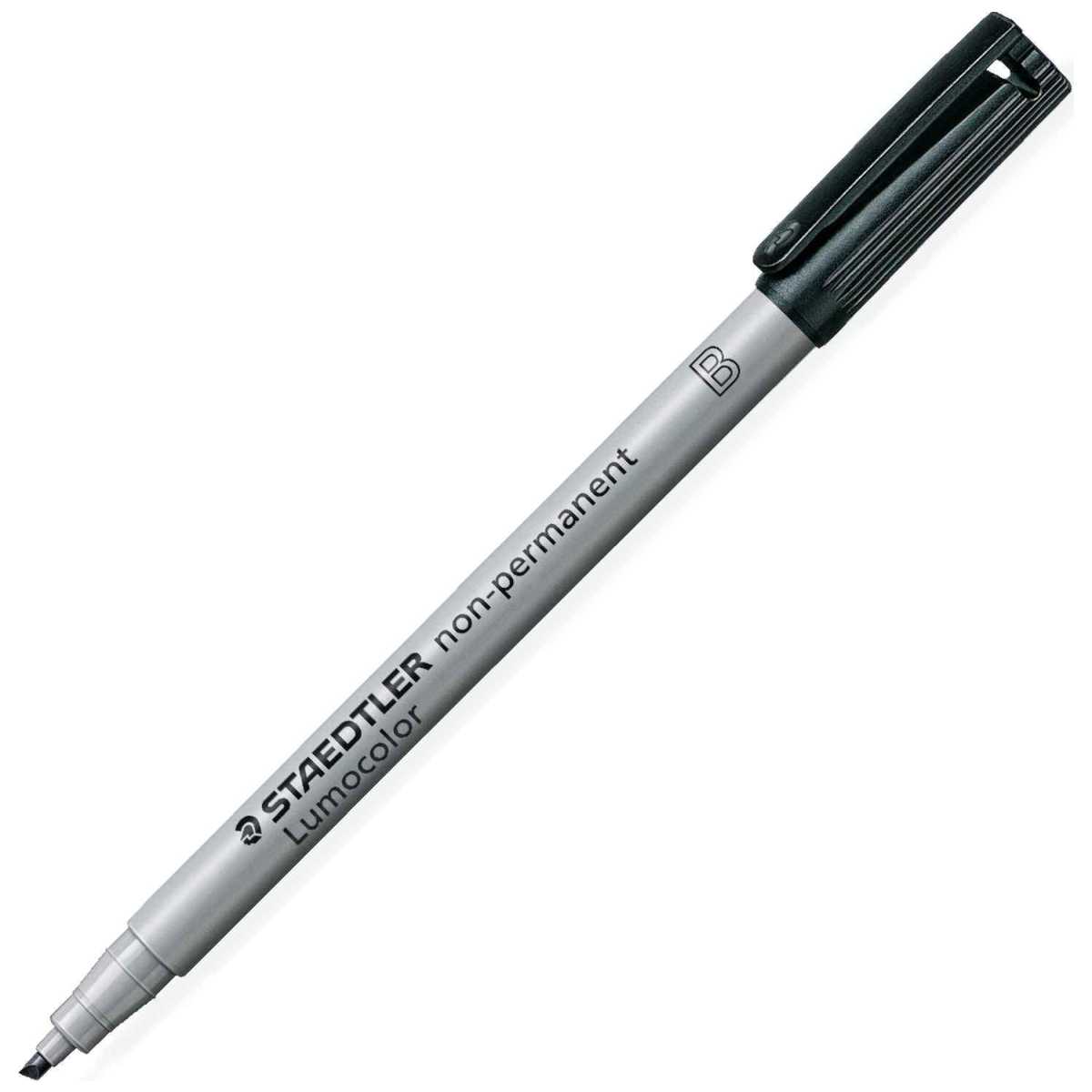 STAEDTLER Folienstift Lumocolor 312 B 1-2,5mm non permanent schwarz