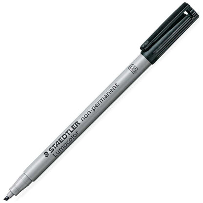 STAEDTLER Folienstift Lumocolor 312 B 1-2,5mm non permanent schwarz