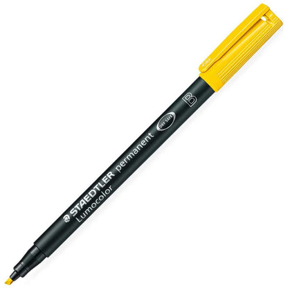STAEDTLER Folienstift Lumocolor 314 B 1-2,5mm permanent gelb