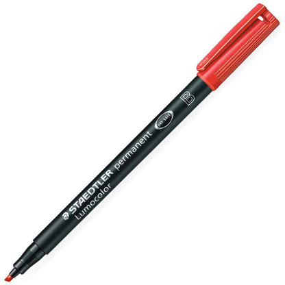 STAEDTLER Folienstift Lumocolor 314 B 1-2,5mm permanent rot
