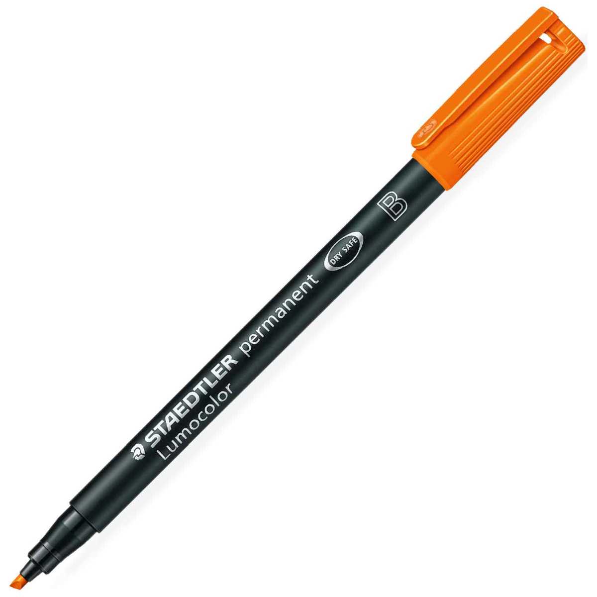 STAEDTLER Folienstift Lumocolor 314 B 1-2,5mm permanent orange