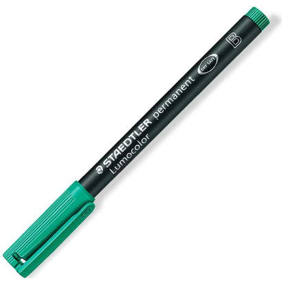 STAEDTLER Folienstift Lumocolor 314 B 1-2,5mm permanent grün