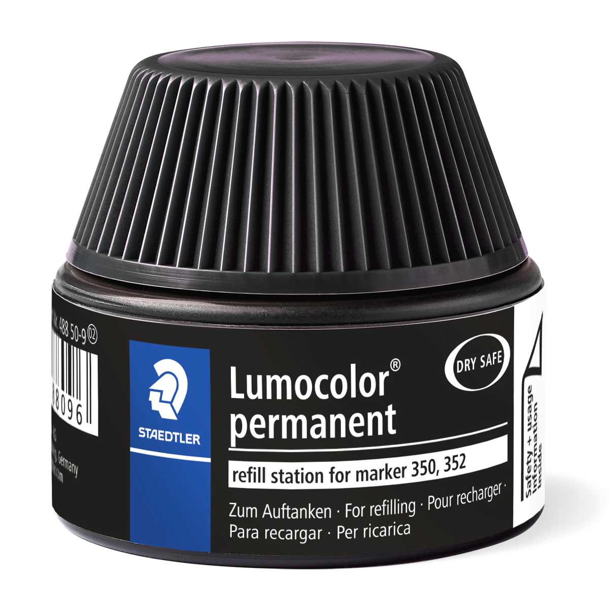 STAEDTLER Refill Station / Nachfülltinte 488 50 für Lumocolor permanent schwarz