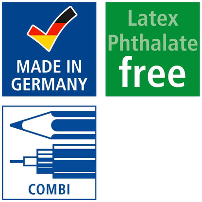 STAEDTLER Radiergummi für Tinte + Bleistifte blau/weiß