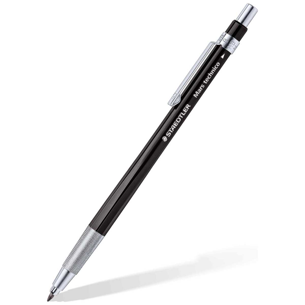 STAEDTLER Fallminenstift Mars 780 C-9 technico HB schwarz mit Clip
