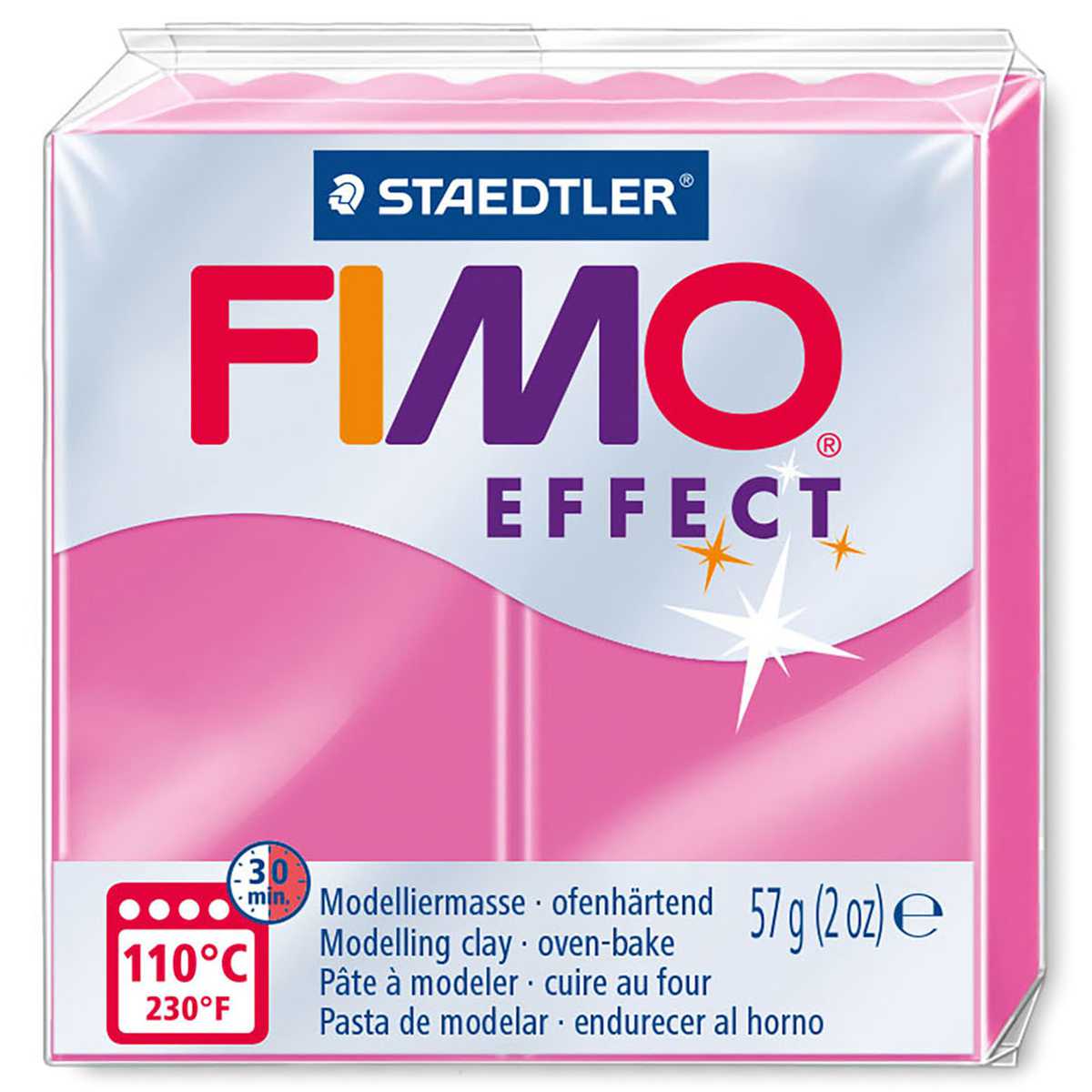 STAEDTLER Modelliermasse Fimo effect neon 57g 8010-201 pink